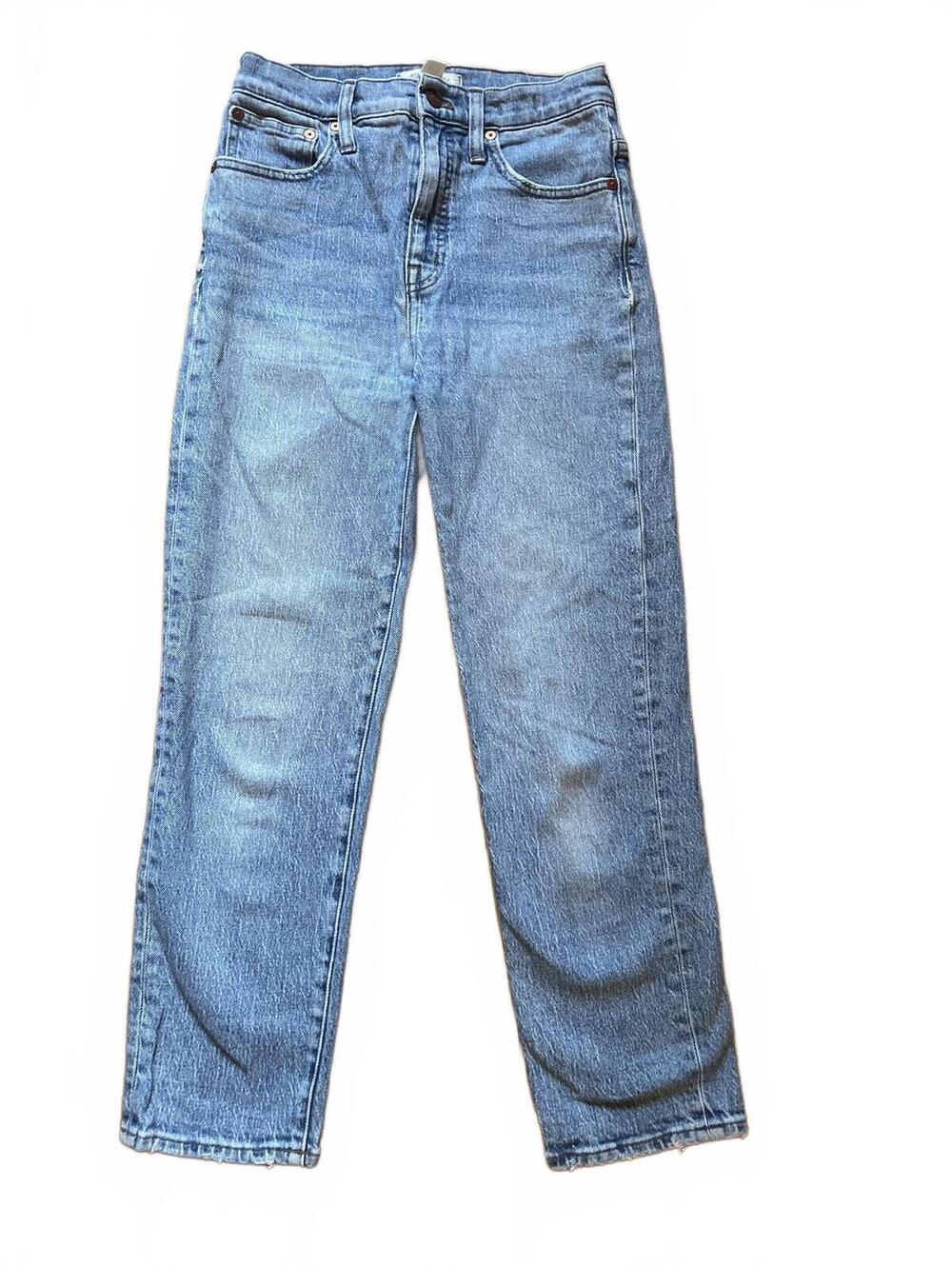 Madewell Classic Straight Jeans 24 Nearwood Wash Blue 90s Minimalist Normcore